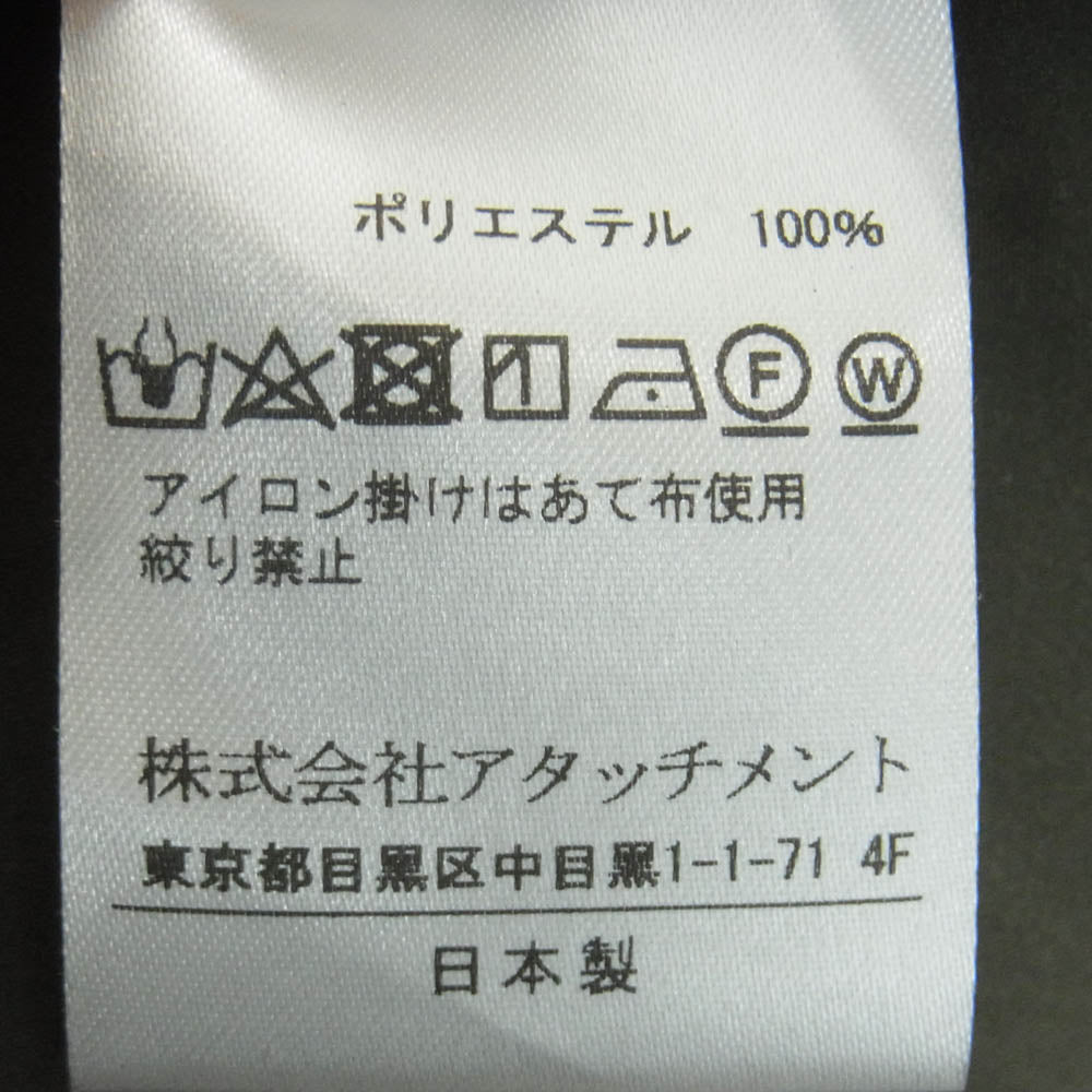 ATTACHMENT アタッチメント AG92-212 2WAY ストレッチ タフタ ナイロン 2B テーラード ジャケット グリーン系 1【中古】
