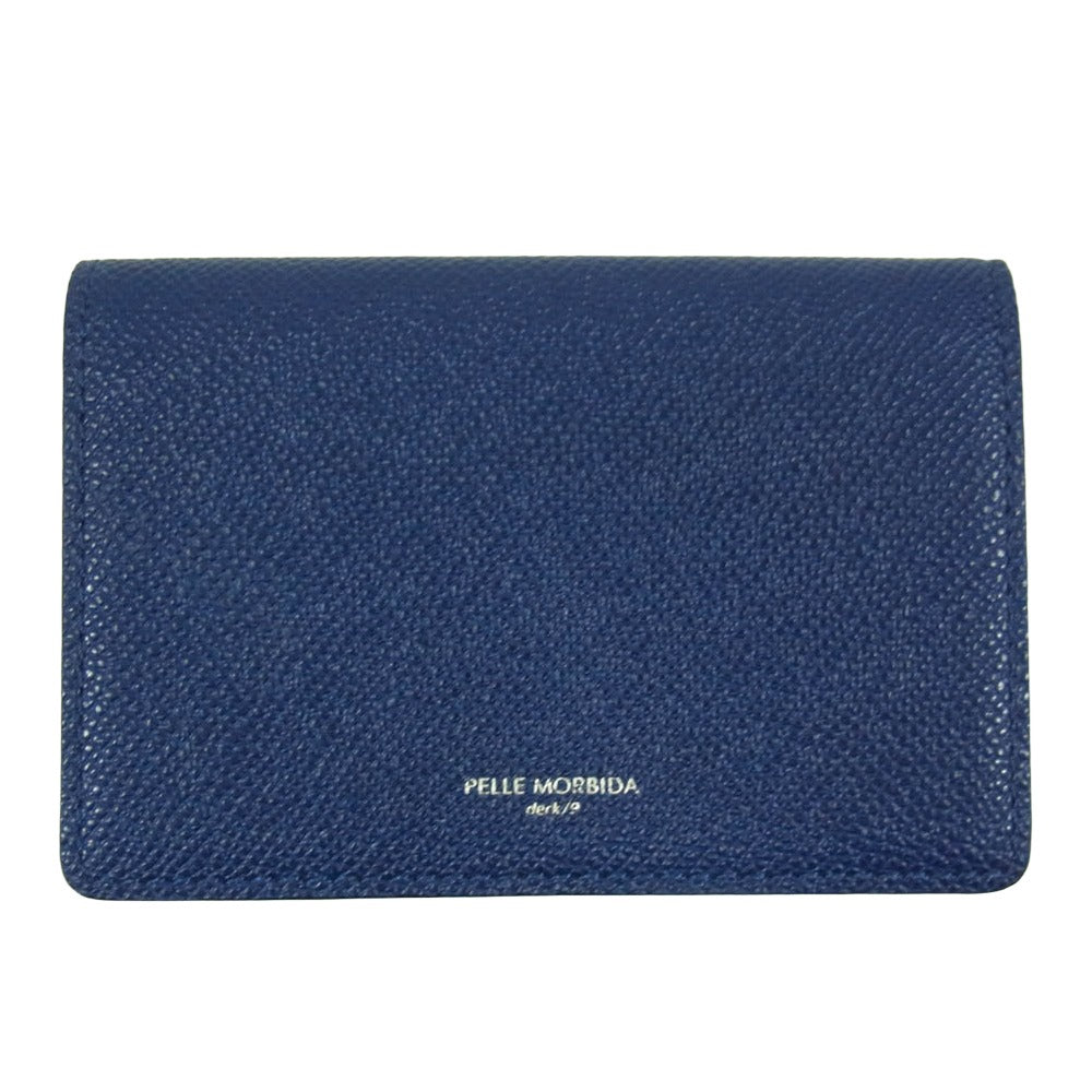 PELLE MORBIDA ペッレモルビダ deck9 レザー カードケース ブルー系