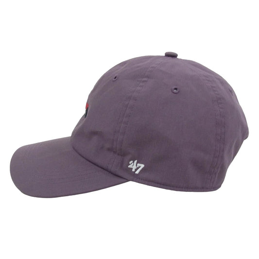 NANGA ナンガ x 47 ロゴ 刺繡 キャップ パープル系【中古】