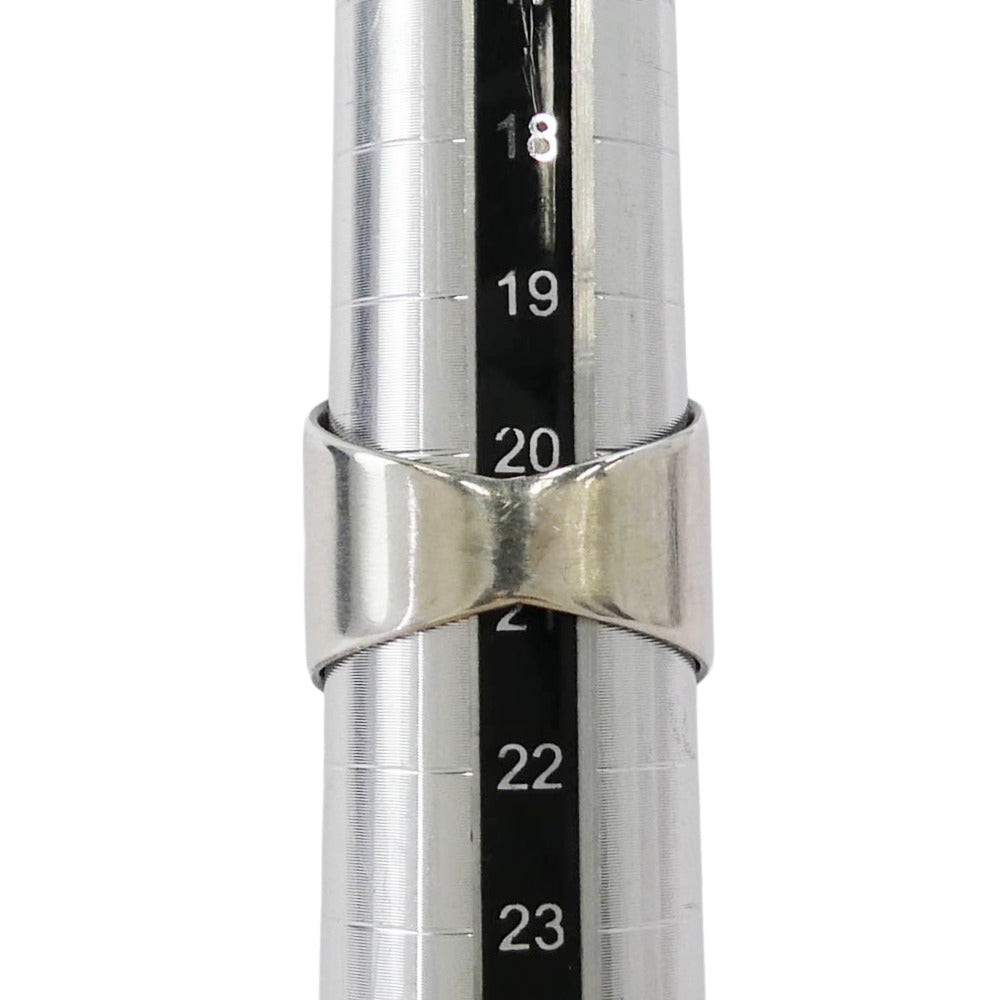 デリックゴードン ナバホ族 キングマン ターコイズ付 シルバー リング シルバー系 ブルー系 21号【中古】