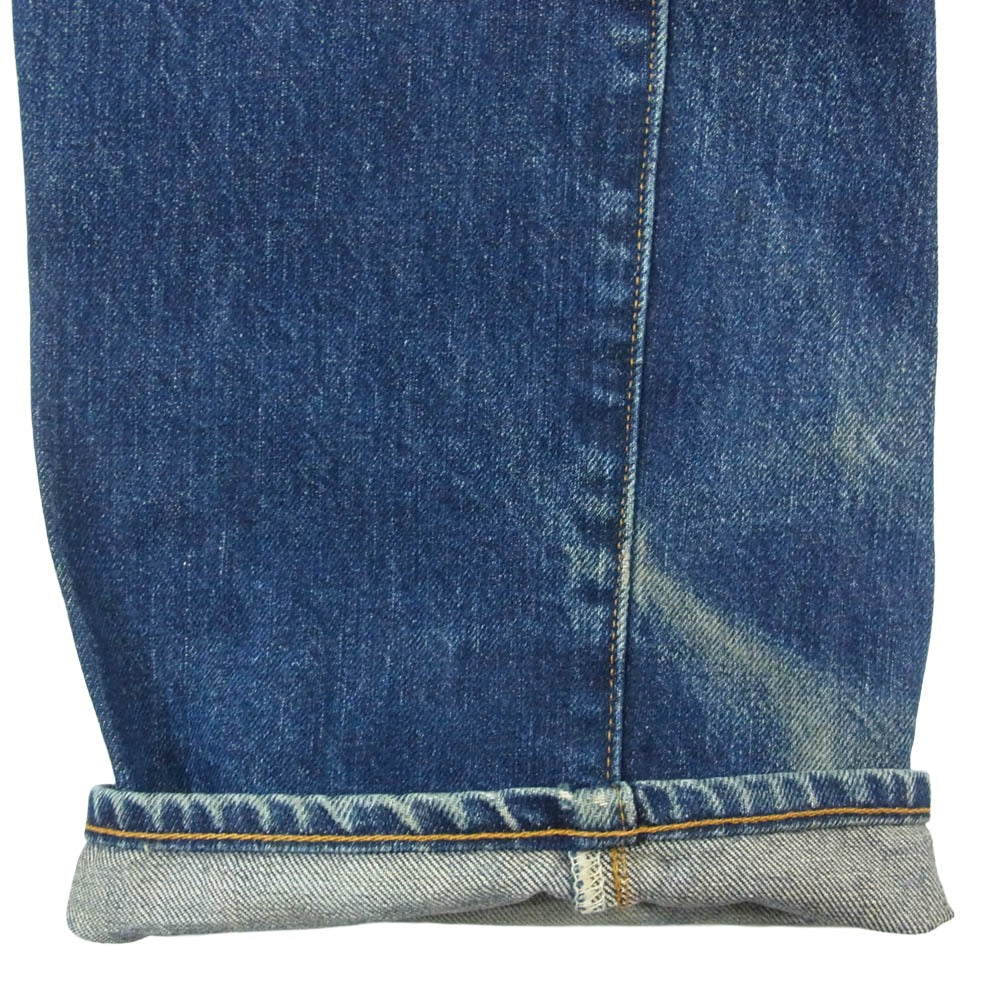 Levi's リーバイス 201-0003 USA製 201XX ビッグE バレンシア工場製 ボタン裏555刻印 シンチバック デニム ジーンズ パンツ W33 L36 インディゴブルー系 33【中古】