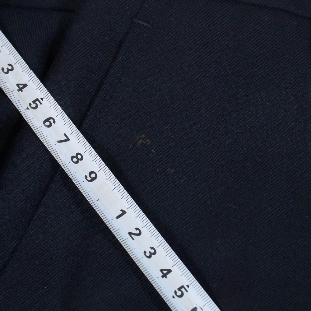 JUNYA WATANABE COMME des GARCONS ジュンヤワタナベコムデギャルソン 19AW JD-P021 AD2019 ウール ワイド スラックス パンツ ネイビー系 S【中古】