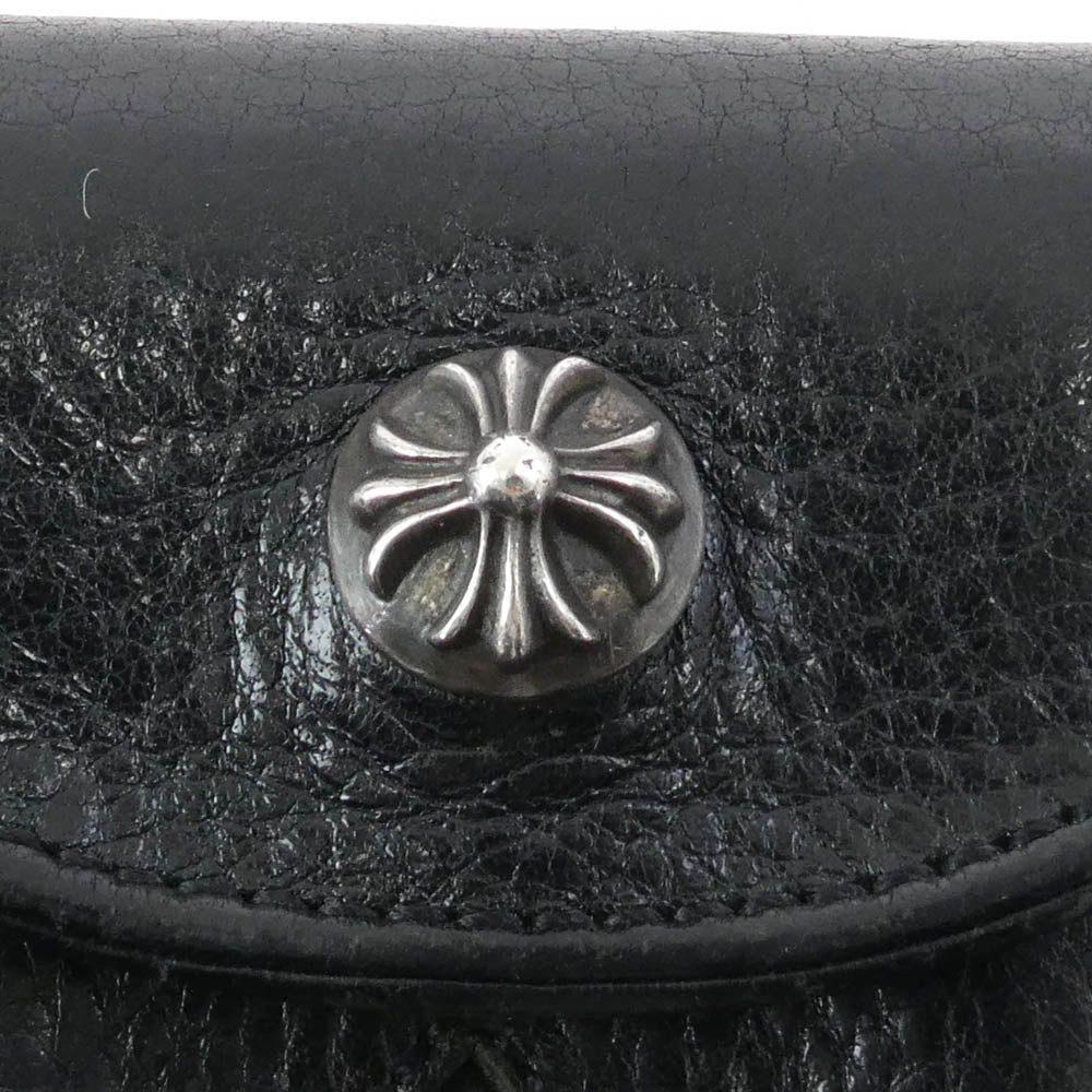 CHROME HEARTS クロムハーツ(原本無) CH CROSS CIGARETTE CASE CHクロス シガレットケース 煙草入れ ブラック系 シルバー系【中古】