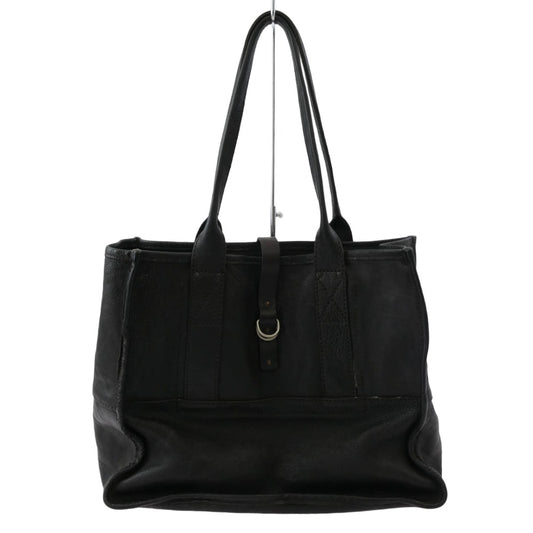 RRL ダブルアールエル イタリア製 ヴィンテージ加工 オールレザー トート バッグ ダークブラウン系【中古】