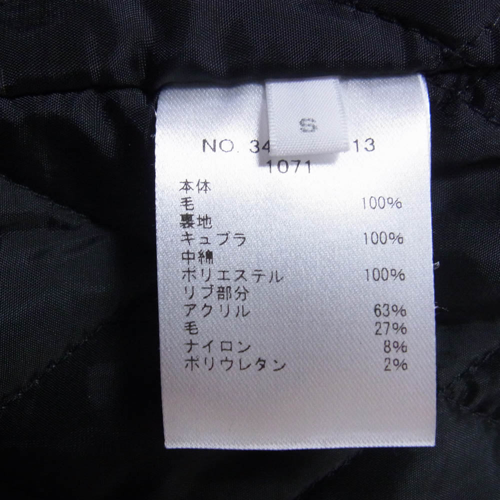 Ron Herman ロンハーマン 3420400113 Varsity Jacket バーシティ ジャケット ウール スタジャン ブラック系 S【中古】