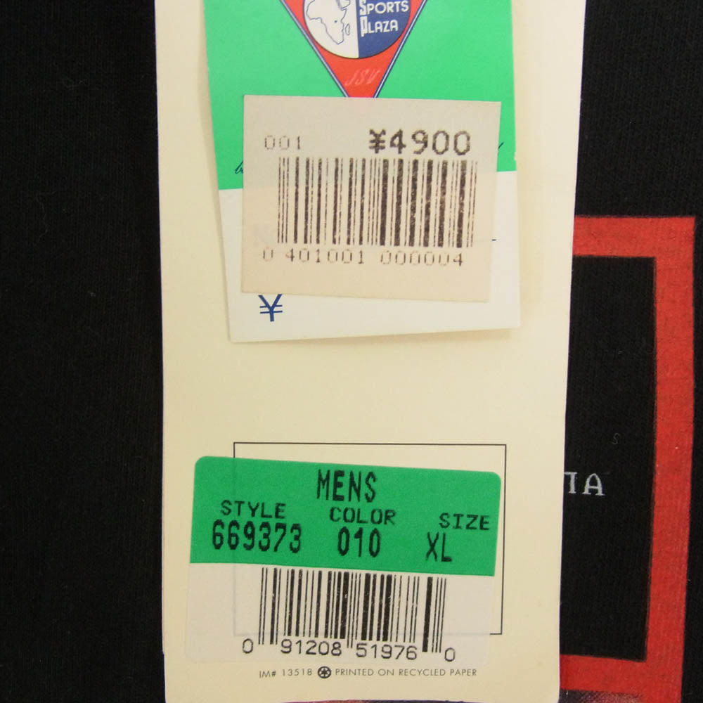 NIKE ナイキ 90s Eric Cantona エリック カントナ Manchester United マンチェスター ユナイテッド Tシャツ ブラック系 XL【中古】