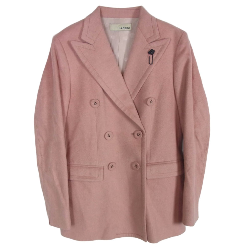 LARDINI ラルディーニ 新型ブートニエール カシミヤ ダブルブレスト