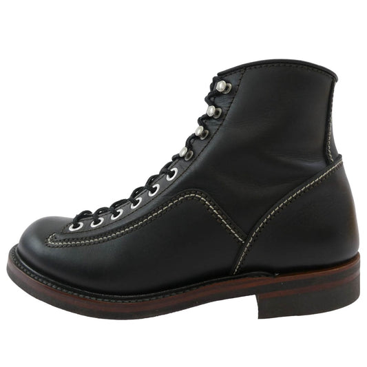 LONE WOLF ロンウルフ F01615 CARPENTER カーペンター レザー カウハイド ブーツ ブラック系 US7.5【美品】【中古】