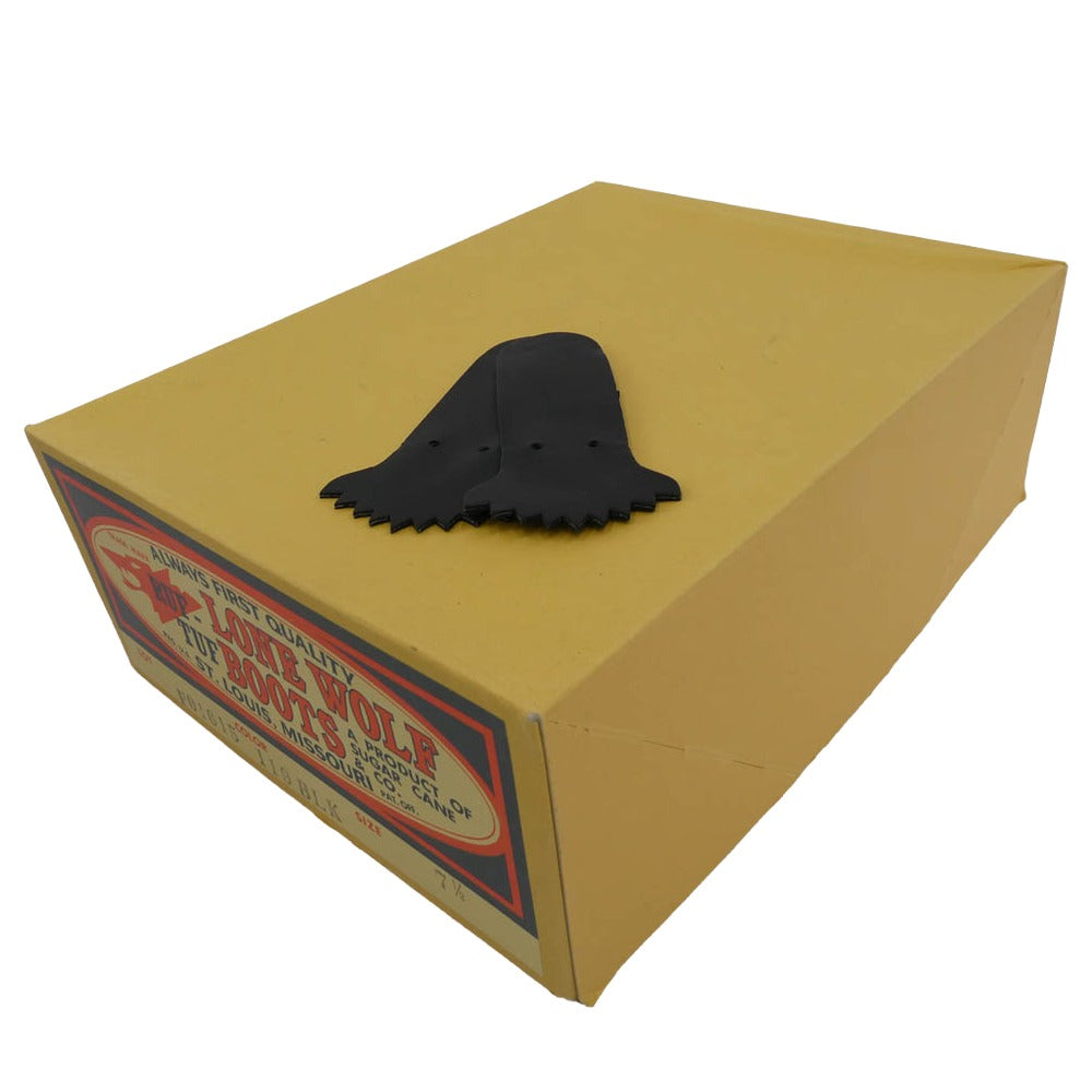 LONE WOLF ロンウルフ F01615 CARPENTER カーペンター レザー カウハイド ブーツ ブラック系 US7.5【美品】【中古】