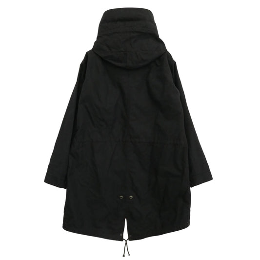 LOST CONTROL ロストコントロール L17A2-4013 Fishtail Parka フィッシュテール パーカ ジャケット モッズコート ブラック系 ブラウン系 38【中古】