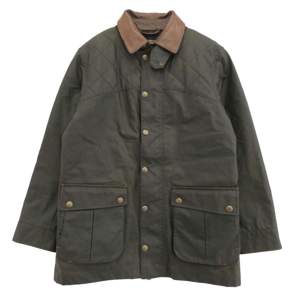 LOST CONTROL ロストコントロール L17A2-4015 OILED COTTON BEDALE JACKET オイルド コットン ジャケット チャコール系 ブラウン系【中古】 LOST CONTROL ロストコントロール L17A2-4015 OILED COTTON BEDALE
