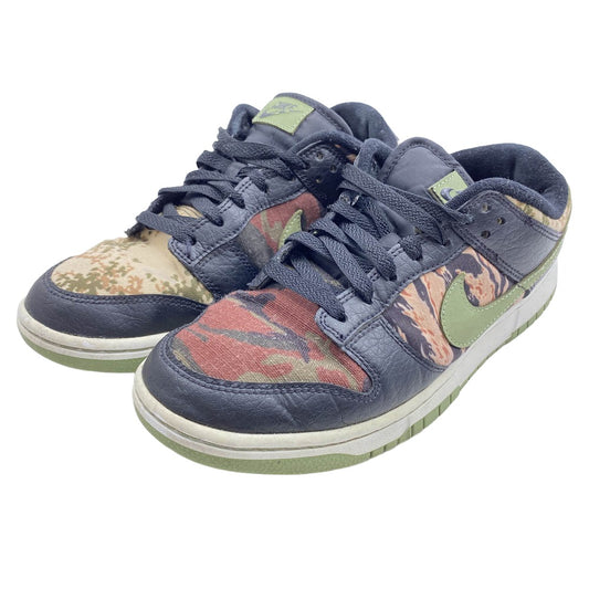 NIKE ナイキ DH0957-001 Dunk Low SE Black Multi Camo ダンク ロー SE ブラック マルチカモ ローカットスニーカー カーキ系 26cm【中古】