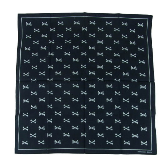 WTAPS ダブルタップス 20SS 201WVDT-AC01 BANDANA クロスボーン バンダナ ブラック系【中古】