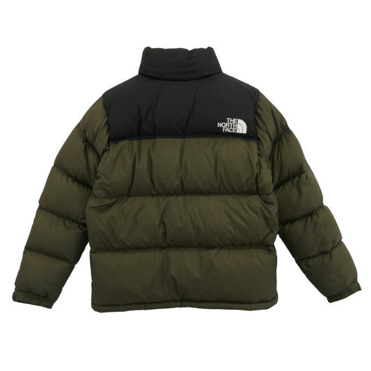 THE NORTH FACE ノースフェイス ND92335 Nuptse Jacket ヌプシ ダウン ジャケット カーキ系 ブラック系 S【中古】