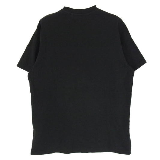 MONCLER モンクレール 25SS K10918C00052 89AJS SS T-SHIRT ワッペン付 ロゴプリント Tシャツ 半袖カットソー ブラック系 S【中古】