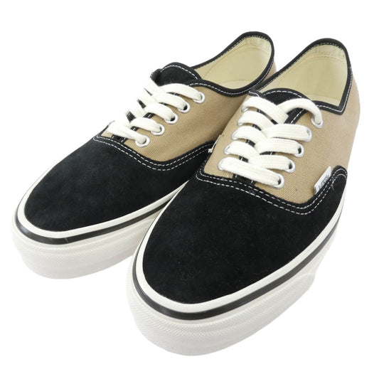 VANS バンズ VN000D9NGGT Premium Authentic 44 Archive Incense Brown プレミアム オーセンティック アーカイブ インセンス ブラウン キャンバス スエード スニーカー ブラック系 ブラウン系 27cm【極上美品】【中古】