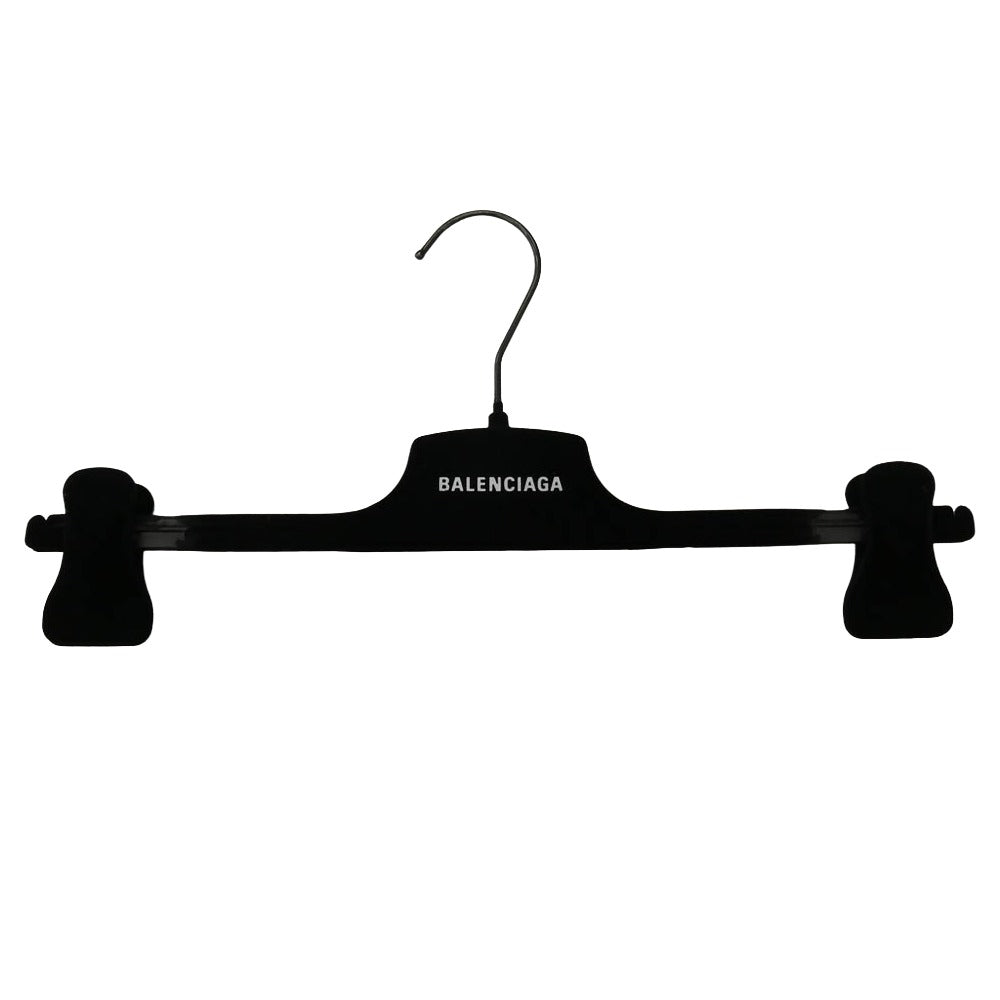 BALENCIAGA バレンシアガ 833430 TSW85 ダメージ クラッシュ デストロイ 加工 ローライズ ブラック デニム パンツ ブラック系 S【美品】【中古】