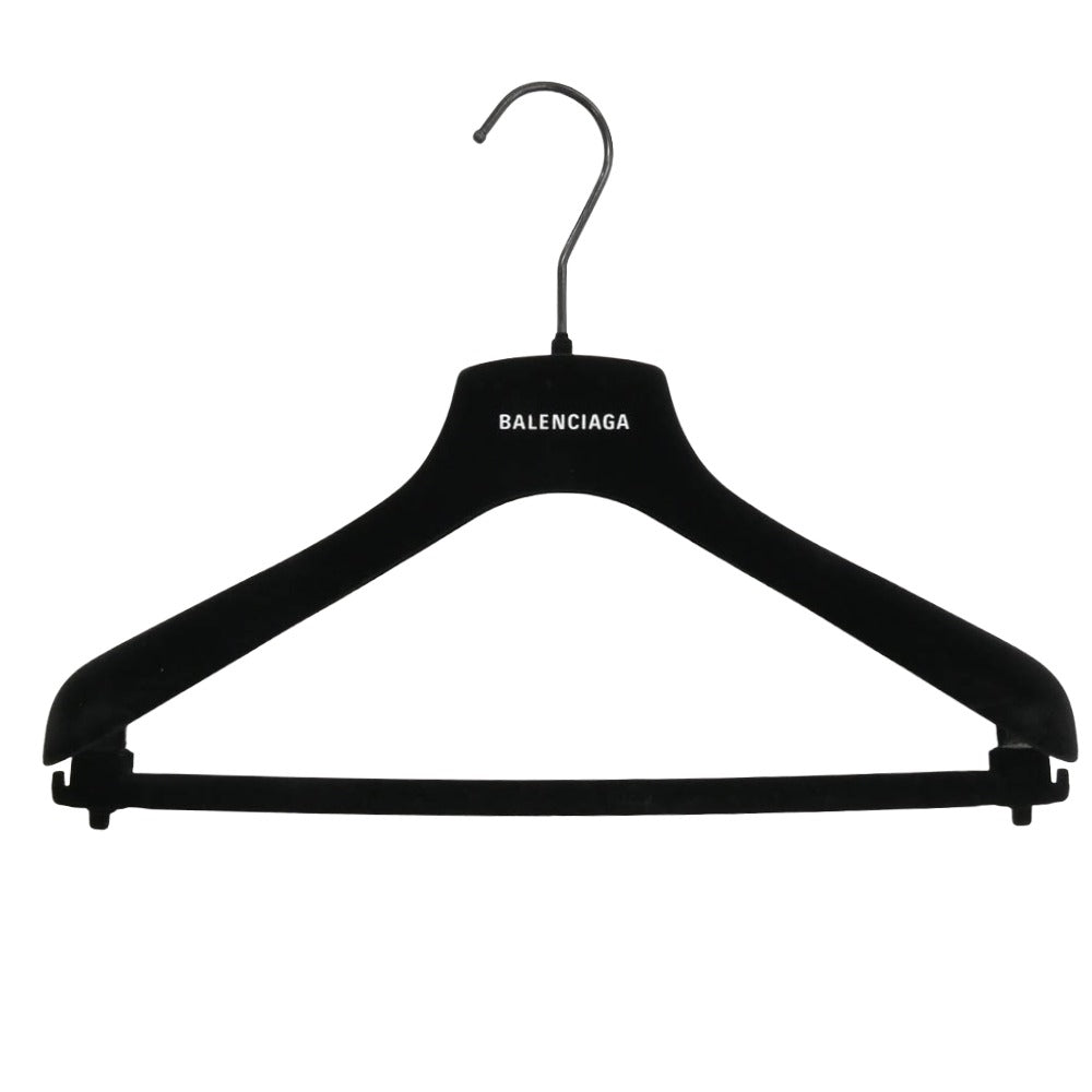 BALENCIAGA バレンシアガ 768694 TRVZ8 OUTERWEAR ZIP-UP HOODIE ボア フリース ジップアップ バックロゴジャケット ブラック系 3【新古品】【未使用】【中古】