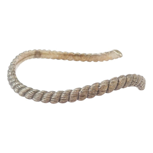 ヨハン シルバーマン ツイスト ロープ バングル SV925 シルバー系【中古】