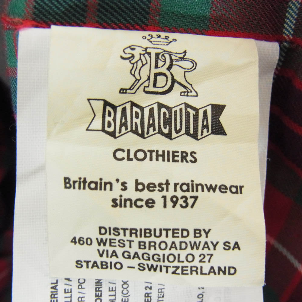BARACUTA バラクータ G9 スウィングトップ ハリントン ジップアップ ジャケット グレー系 34【中古】