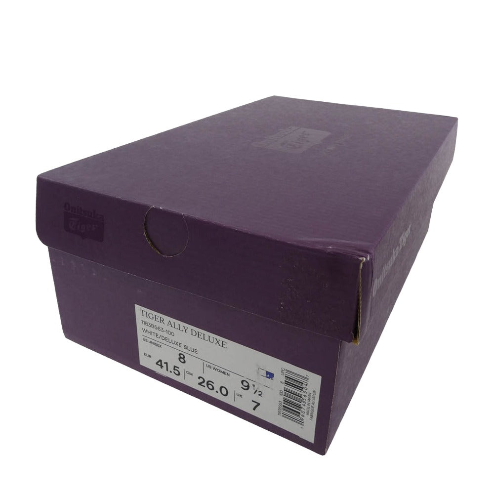 ONITSUKA TIGER オニツカタイガー 1183B563-100 NIPPON MADE TIGER ALLY DELUXE ローカット スニーカー ホワイト系 26cm【中古】