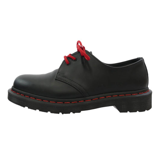 Dr.Martens ドクターマーチン 32242001 1461 日本限定 レッドステッチ 3 ホール シューズ ブラック系 6【極上美品】【中古】