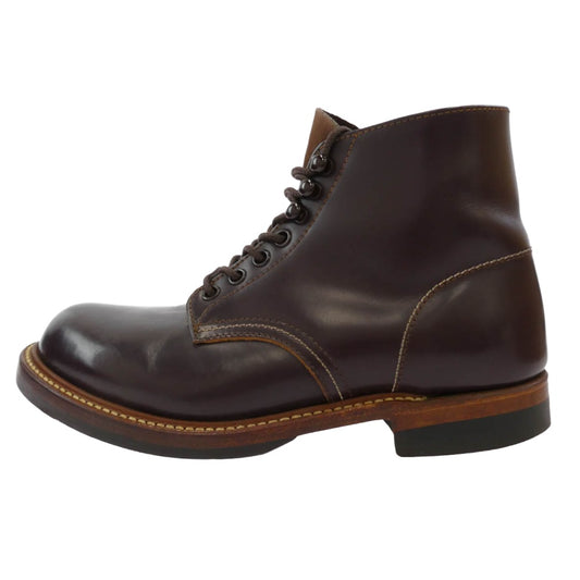 The REAL McCOY'S ザリアルマッコイズ 882004 JOE McCOY ジョー マッコイ CAT'S PAW ホースハイド レイルマン ブーツ ワインレッド系 7【中古】