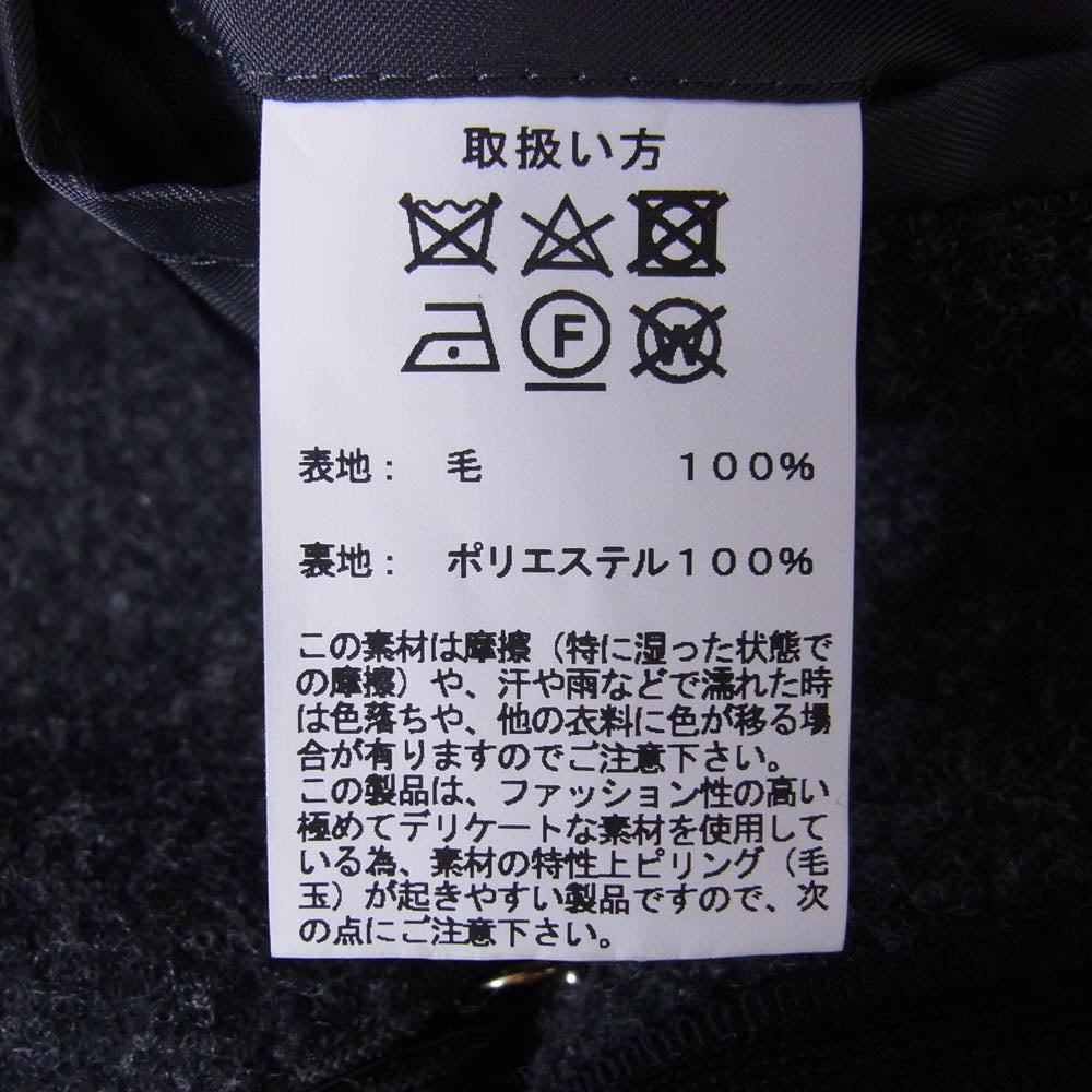 Brooks Brothers ブルックスブラザーズ 100211759 ボイルドウール リバーシブルボタン チロリアン ジャケット ダークグレー系 L【中古】