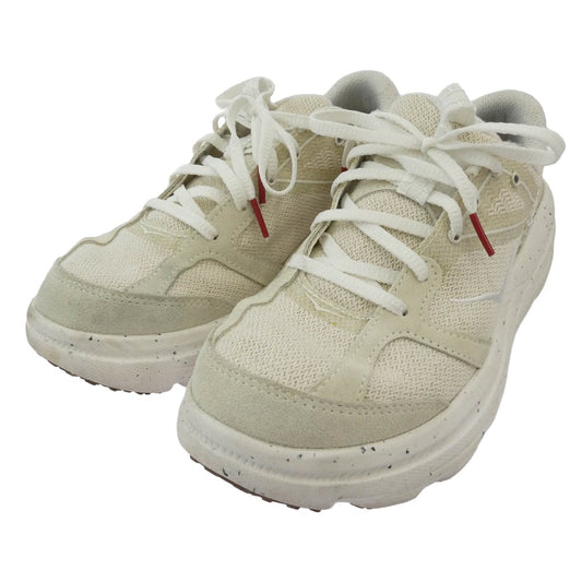 HOKA ONE ONE ホカ オネオネ 1162131 U BONDI VIBRANT BLOOM BONDI B3LS ボンダイ ビブラント ブルーム スニーカー ベージュ系 オフホワイト系 26cm【中古】