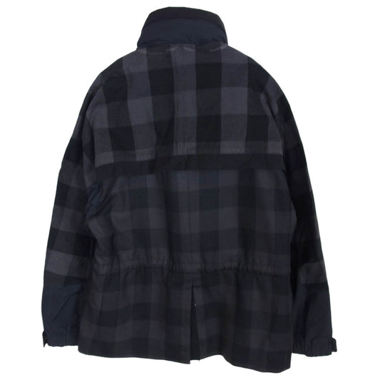 Sacai サカイ 22SS 22-02698M バッファローチェック ブルゾン ジャケット ブラック系 2【中古】
