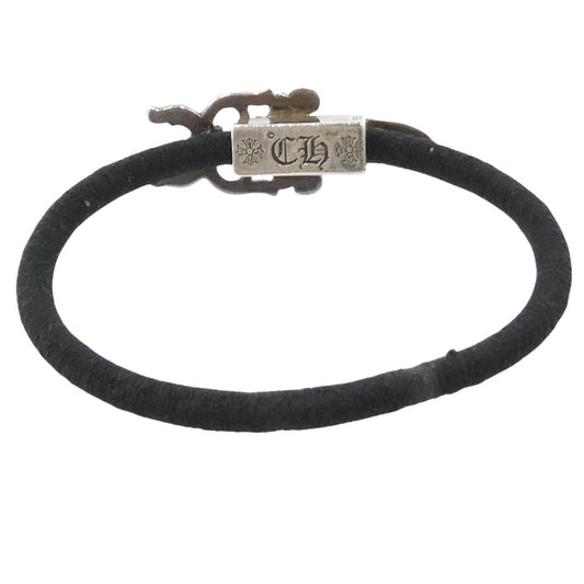 CHROME HEARTS クロムハーツ(原本有) インボイス付属 HAIRBAND ダガーボタン ヘアバンド ヘアゴム コンチョ ブレスレット シルバー系【中古】