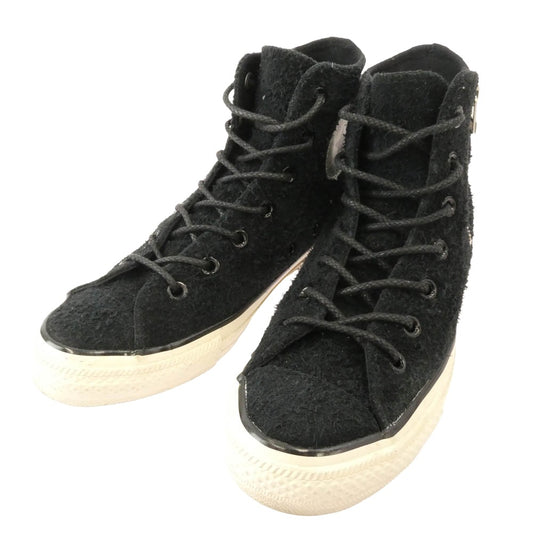 CONVERSE コンバース 1SD239 x SINME シンメ ALL STAR US Z HI サイドジップ ハイカット スニーカー ブラック系 24.5cm【中古】