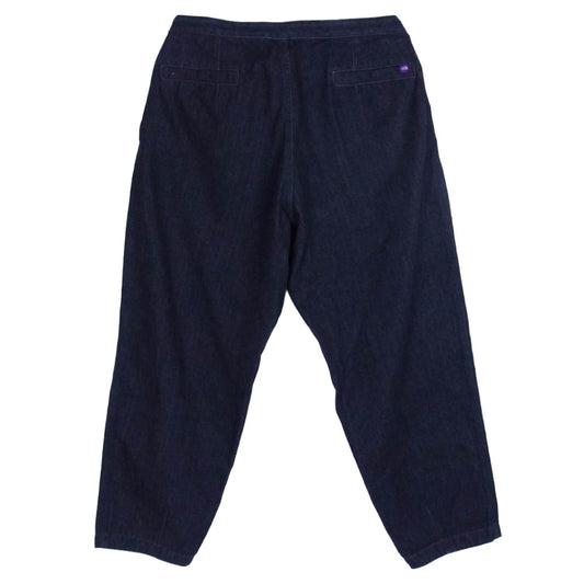 THE NORTH FACE ノースフェイス NT5357N PURPLE LABEL パープルレーベル Denim Wide Tapered Field Pants Indigo Bleach デニム ワイド テーパード フィールド パンツ インディゴ インディゴブルー系 36【中古】