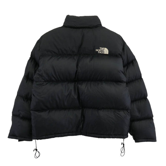 THE NORTH FACE ノースフェイス NF002YO 90s ヴィンテージ NUPSTE JACKET ヌプシ ダウン ジャケット ジップ アップ アウター ブラック系 ダークネイビー系 XL【中古】