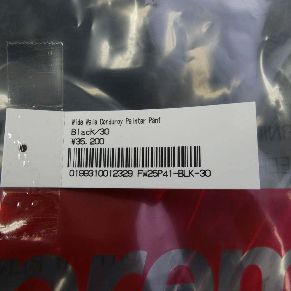 Supreme シュプリーム 25AW Wide Wale Corduroy Painter Pant ワイド ウェイル コーデュロイ ペインターパンツ ブラック系 30【美品】【中古】