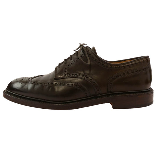 CROCKETT&JONES クロケットアンドジョーンズ PEMBROKE 2 ペンブローク レザー ウイングチップ シューズ ブラウン系 9【中古】