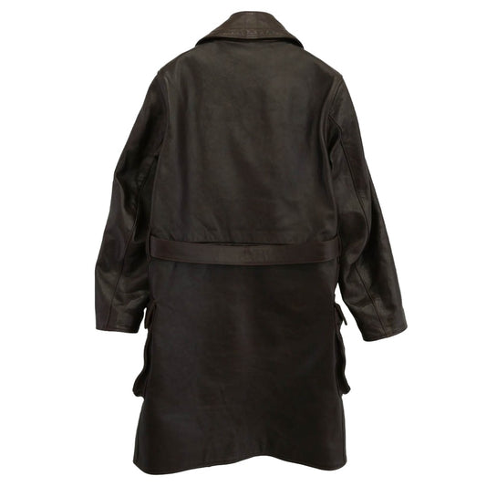 The REAL McCOY'S ザリアルマッコイズ HORSEHIDE WWI AVIATOR COAT ホースハイド アヴィエイター ミリタリー コート ブラウン系 36【中古】