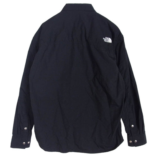 THE NORTH FACE ノースフェイス NR11961 L/S NUPTSE SHIRT ロングスリーブ ヌプシ 長袖 シャツ ブラック系 S【中古】