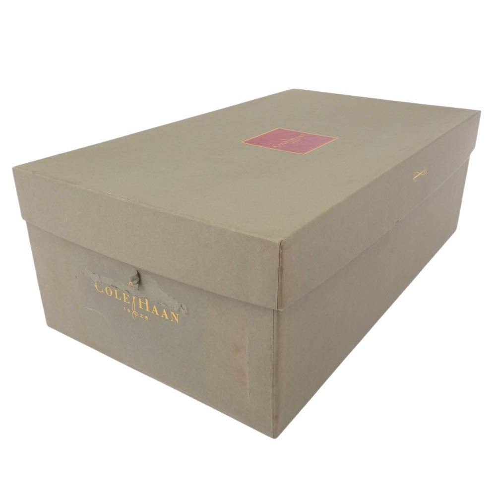 COLE HAAN コールハーン スウェード ウェッジ チャッカ ブーツ ブラック系 8B【中古】