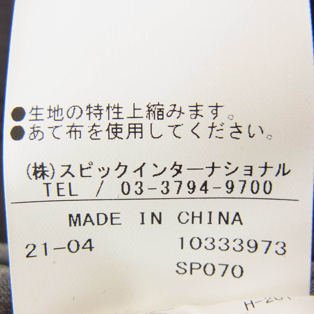 TORNADO MART トルネードマート 631-1215001 デニム転写 ストレッチ 七分袖 カッタウェイカラー シャツ ブラック系 M【中古】