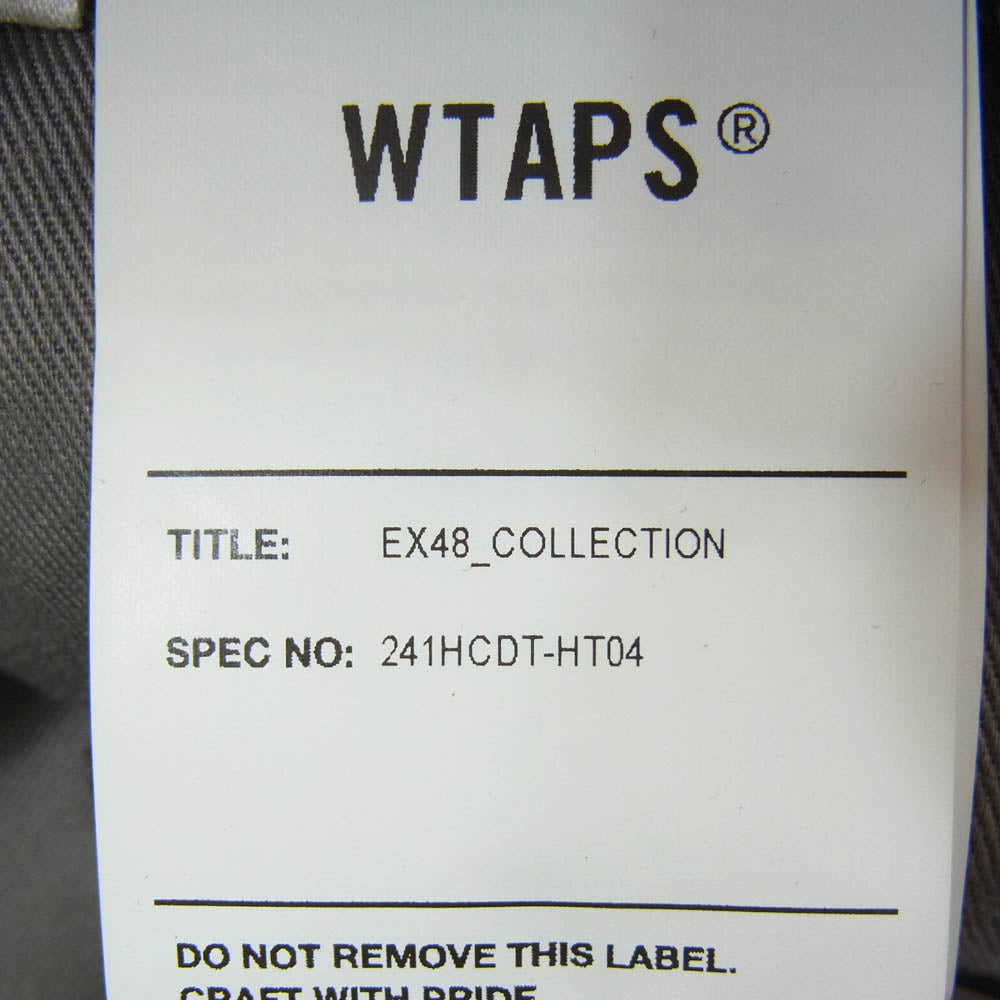 WTAPS ダブルタップス 24SS T-6H CAP POLY TWILL WT ポリ ツイル キャップ グレー系【中古】