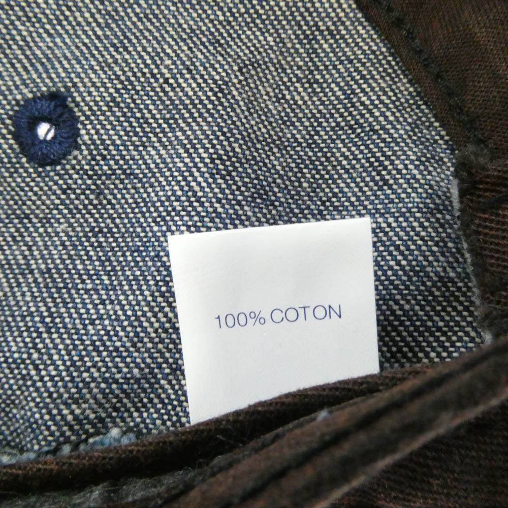 Supreme シュプリーム Denim Camp Cap インディゴ デニム キャンプキャップ ボックスロゴ インディゴブルー系【極上美品】【中古】