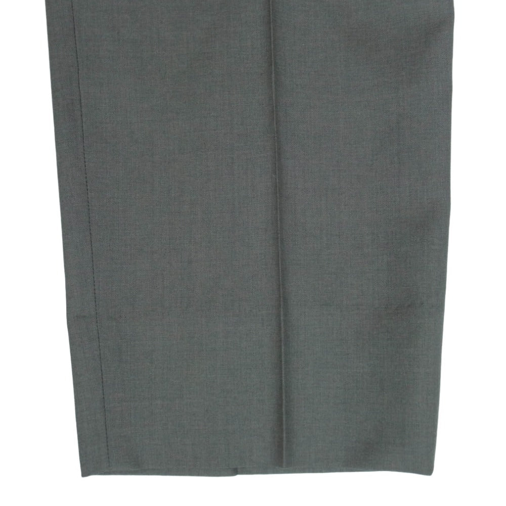 beautiful people ビューティフルピープル 1545105006 light wool tropical slim pants ライトウール トロピカル スリムフィット スラックスパンツ カーキ系 34【極上美品】【中古】