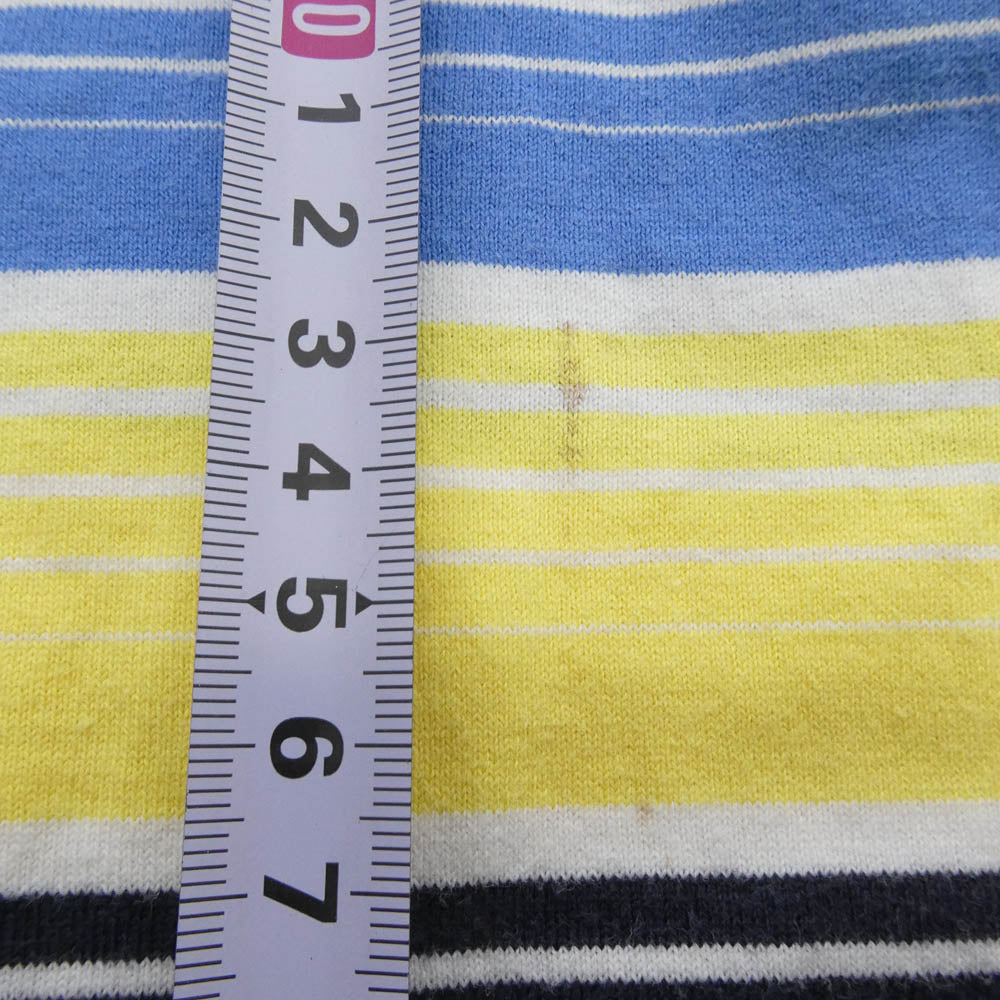 Supreme シュプリーム striped polo s/s ストライプ 半袖 ポロシャツ マルチカラー系 XL【中古】