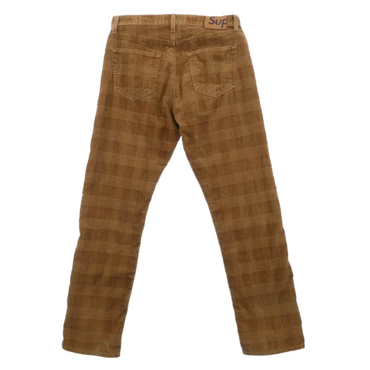 Supreme シュプリーム CORDUROY PANT コーデュロイ 5ポケット パンツ イエローブラウン系 32【中古】