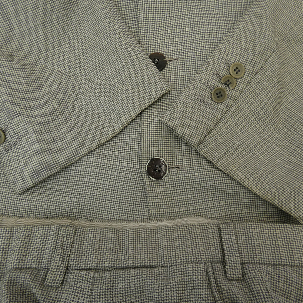 Brioni ブリオーニ SENATO セナート 3ボタン スーツ セットアップ オフホワイト系 グレー系 マルチカラー系 56【中古】