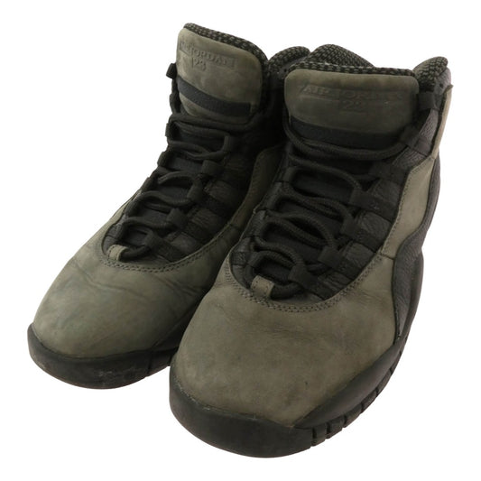 NIKE AIR JORDAN ナイキ ジョーダン 310805-002 Air Jordan 10 Dark Shadow エアジョーダン 10 ダークシャドウ スニーカー カーキ系 ブラック系 28cm【中古】