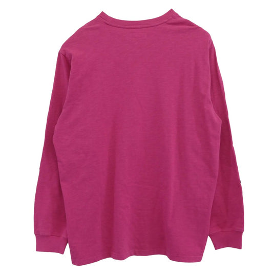 Supreme シュプリーム 24AW Old English L/S Top Pink オールド イングリッシュ ロゴ 長袖 カットソー Tシャツ ピンク系 XL【中古】