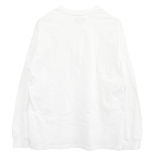 Supreme シュプリーム 24AW Small Box Logo L/S Tee スモールボックス ロゴ クルーネック 長袖 カットソー Tシャツ ホワイト系 M【中古】