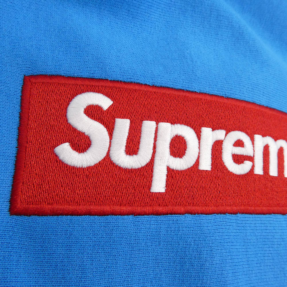 Supreme シュプリーム 25AW Box Logo Hooded Sweatshirt ボックス ロゴ フーデッド スウェット パーカー ディープスカイブルー系 L【極上美品】【中古】